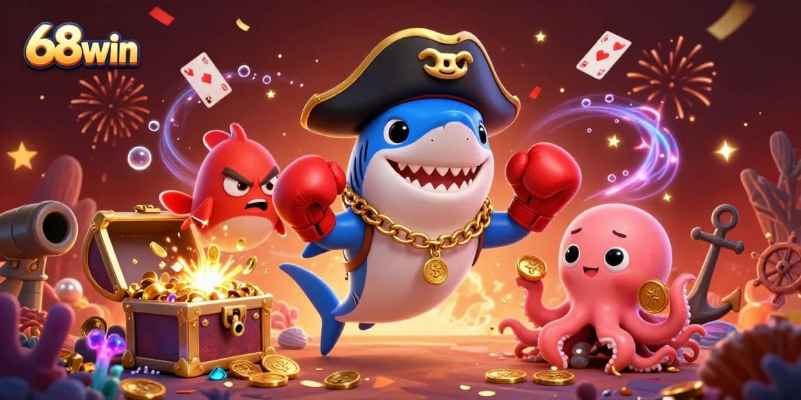 Bettors can enjoy thrilling moments with 68win's cartoon characters captured in an adrenaline-filled casino adventure.