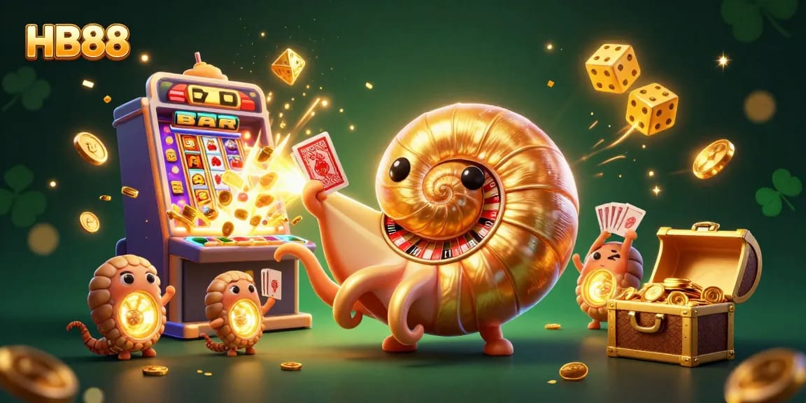 Experience thrilling action at HB88 with golden roulette and vibrant casino elements for engaging gameplay.