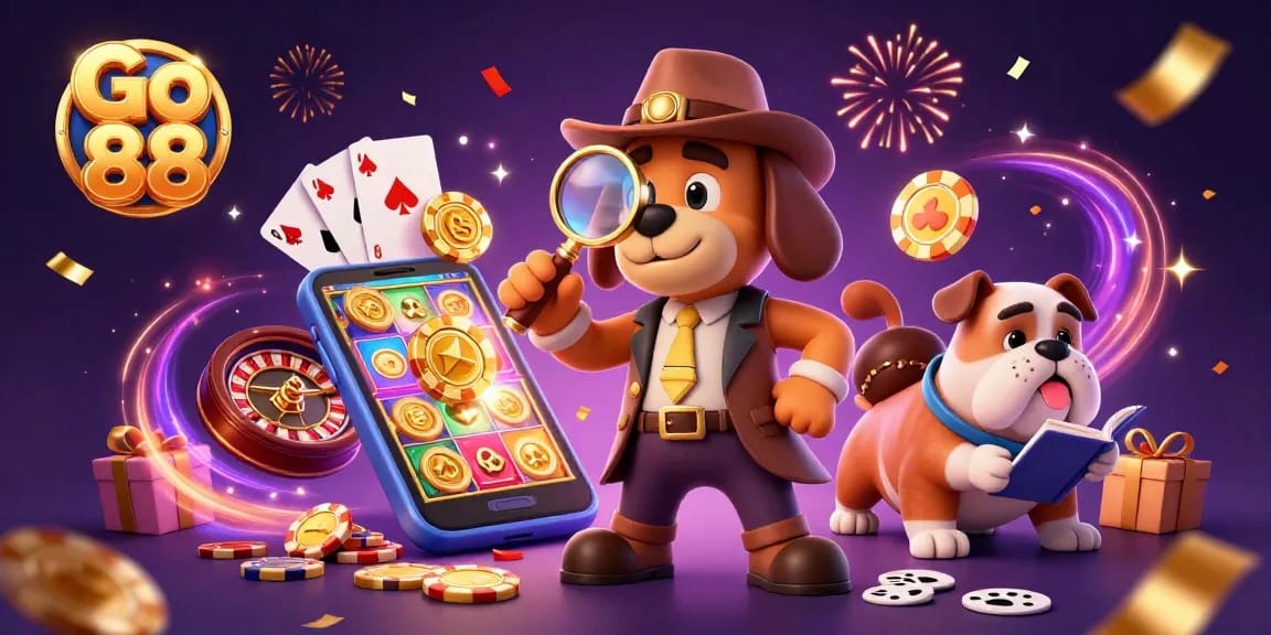 Experience thrilling gambling adventures with Go 88, featuring a detective duo and casino games galore.