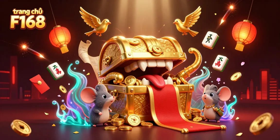 Experience the thrill of winning at trang chủ F168 with a vibrant 3D scene featuring exciting game elements.