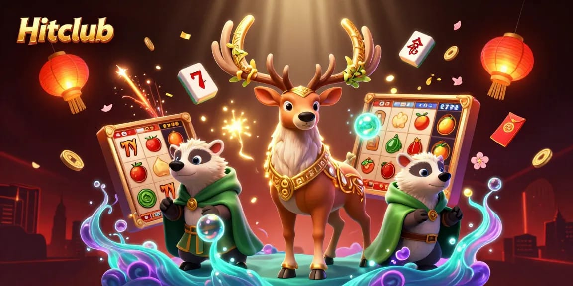 Experience the thrilling gameplay of Hitclub with vibrant casino elements in a dazzling 3D scene.