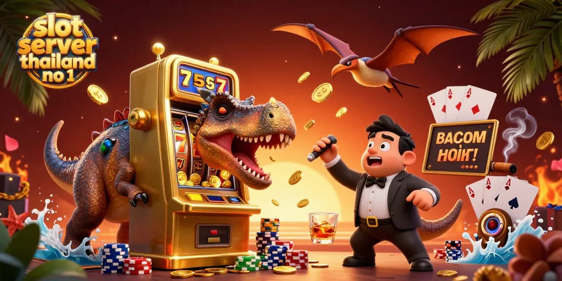 Experience thrilling wins at the slot server thailand no 1, with jackpot coins cascading in a vibrant casino scene.