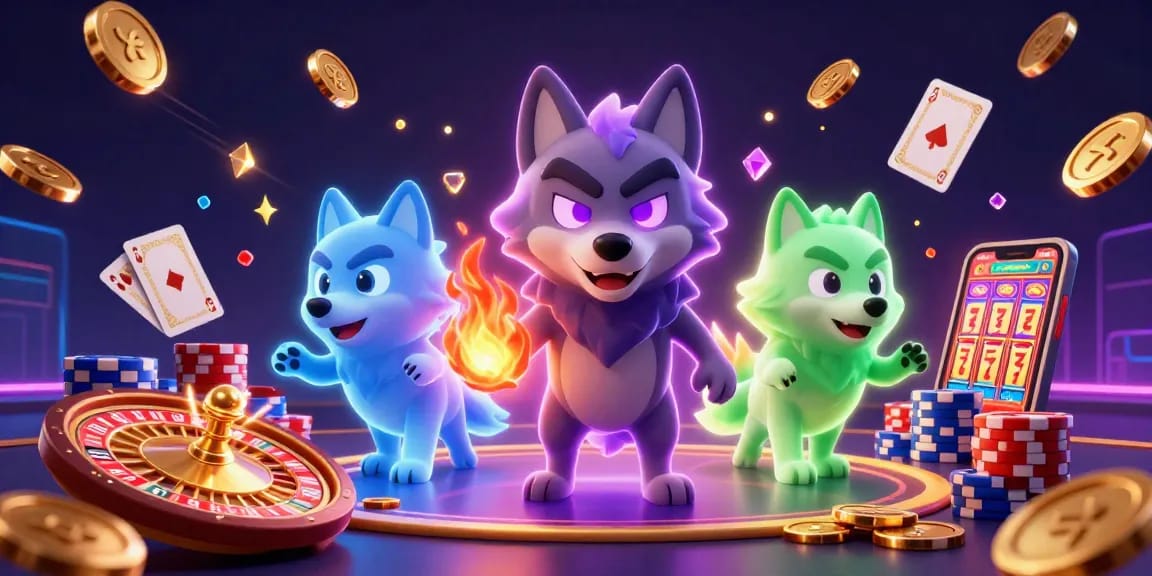 Engage with thrilling gameplay at VIN 88, featuring ghostly wolves and dynamic casino elements.