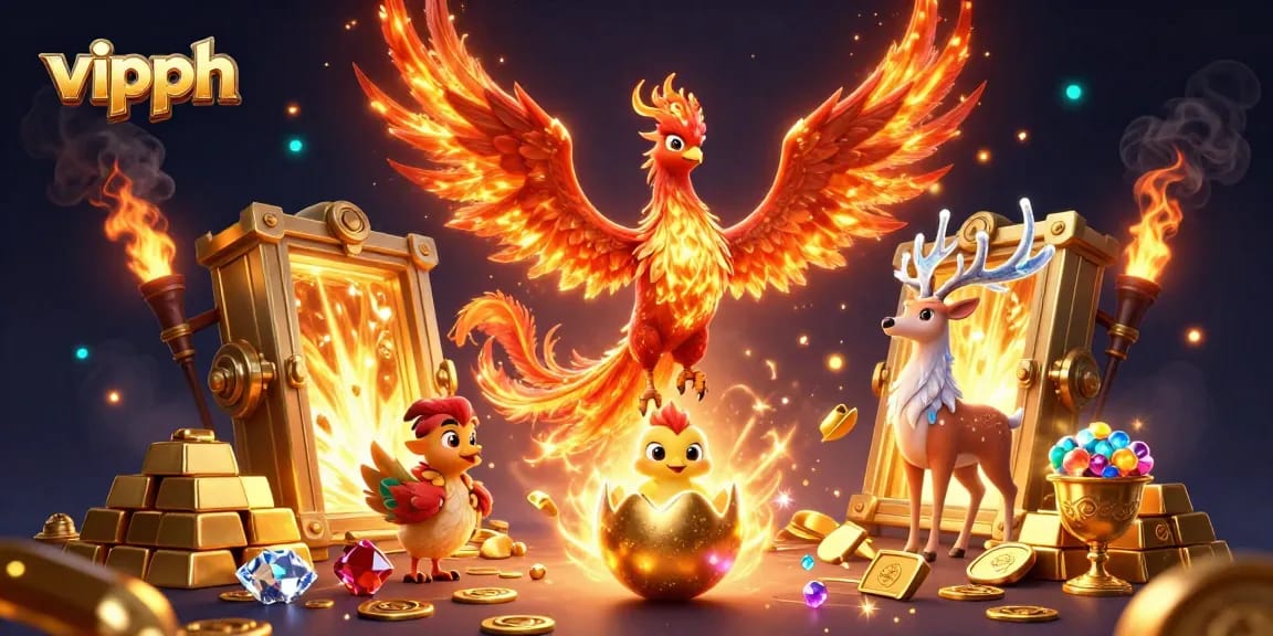 Engage in thrilling gameplay at vipph, featuring dynamic characters and vibrant casino elements.