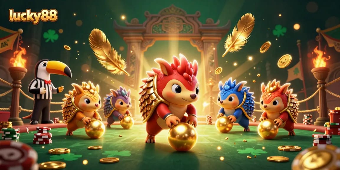 Engage with the thrilling lucky88 casino experience featuring competitive pangolins in dynamic action.