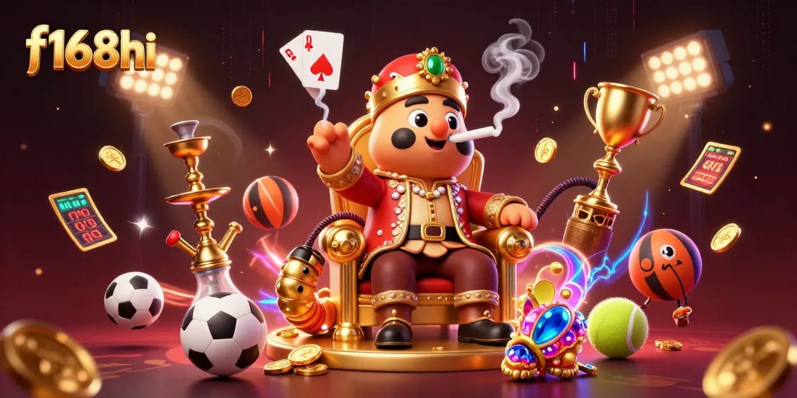 Experience immersive betting action at f168hi with a vibrant casino scene featuring dynamic sports elements.
