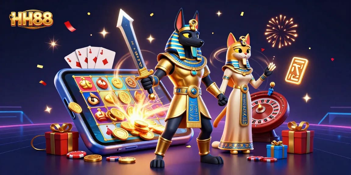 Explore the thrilling gaming experience at HH88 with fantasy-themed casino heroes and vibrant slot games.