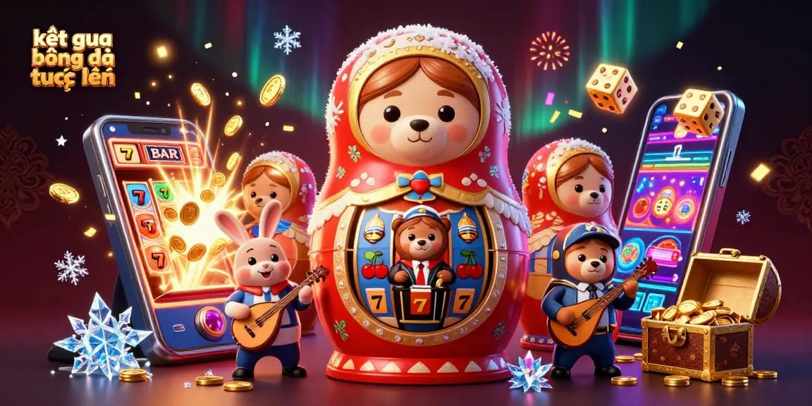 Experience kết quả bóng đá trực tuyến with vibrant 3D characters and explosive casino visuals.