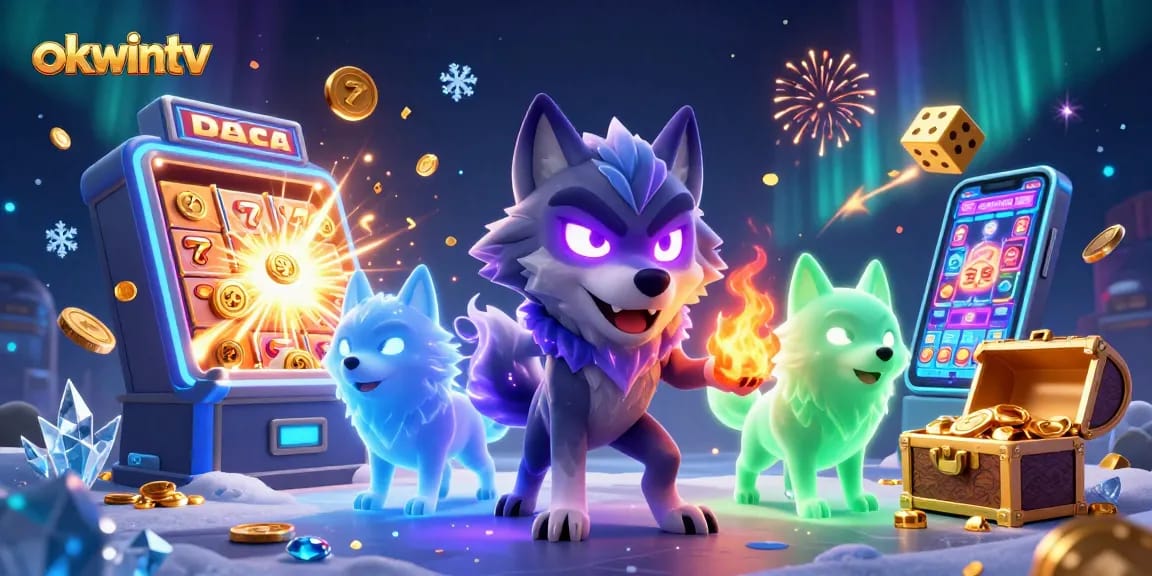 Bet on okwintv and experience exciting online gambling with engaging visuals of slots and big wins.