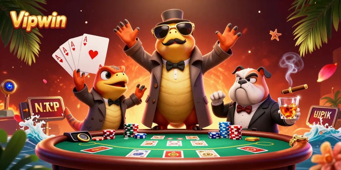 Engage in thrilling poker action with Vipwin as raptors sneak into a VIP casino