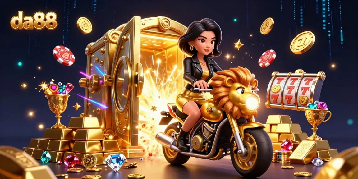 Engage with da88's vibrant online gaming scene showcasing thrilling slots and energetic action.
