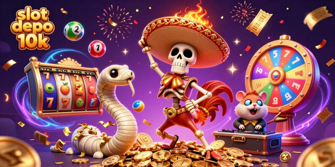 Engage in the excitement of slot depo 10k with colorful characters and dynamic gaming elements.