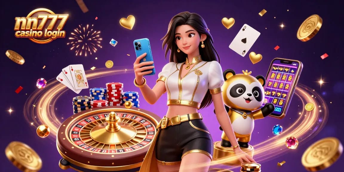 Engage in thrilling gambling action with nn777 casino login, exciting games, and vibrant casino elements.