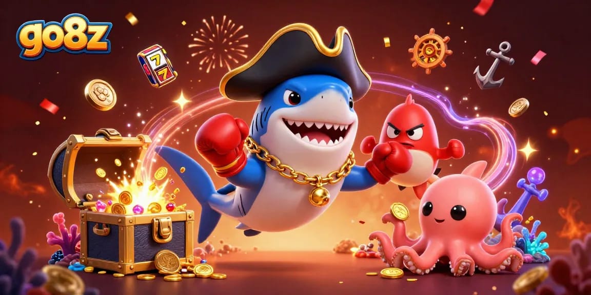 Engage with go8z's thrilling underwater casino adventure featuring dynamic characters and vibrant games.