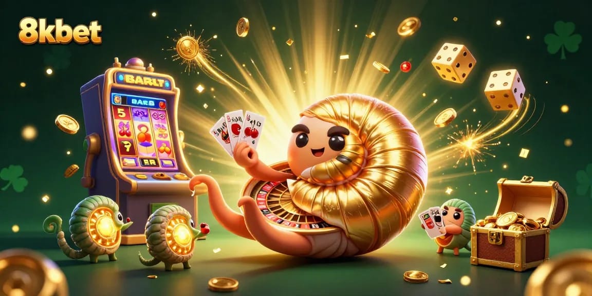 Engage in thrilling games at 8xbet, where the ancient nautilus and vibrant casino elements come alive.