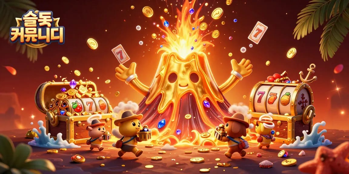 Win big with 슬롯 커뮤니티 as the golden volcano erupts coins, attracting tiny treasure seekers.