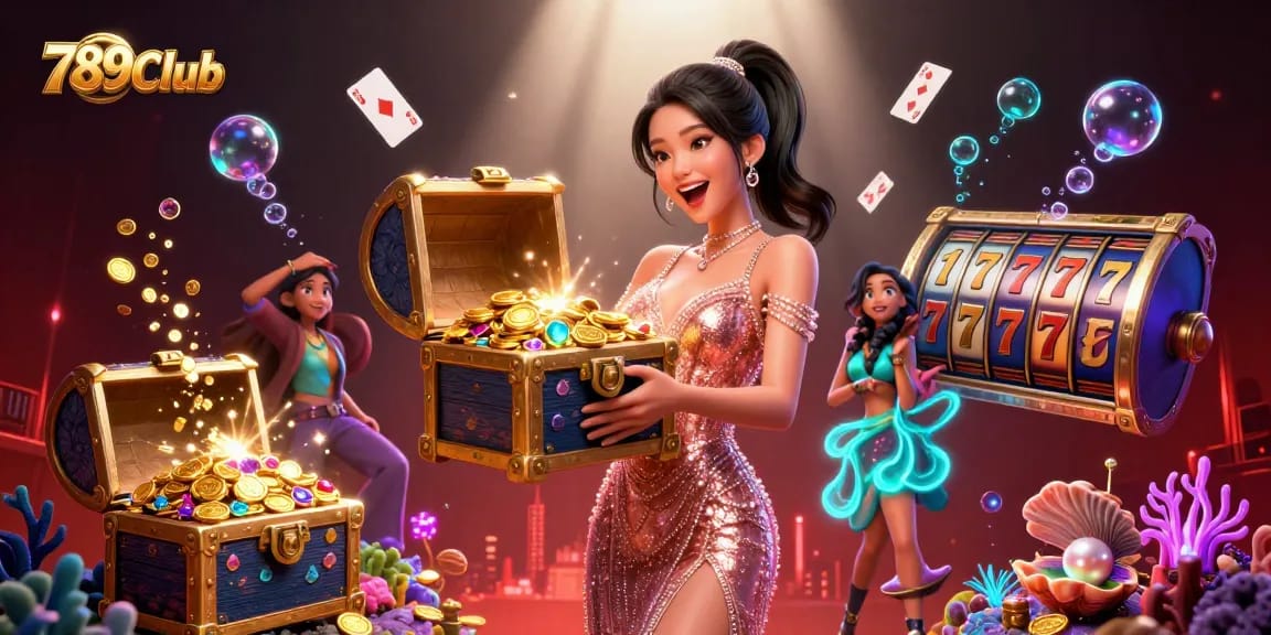 Experience thrilling jackpot moments with 789Club's exciting slot games, featuring abundant treasures and stunning visuals.