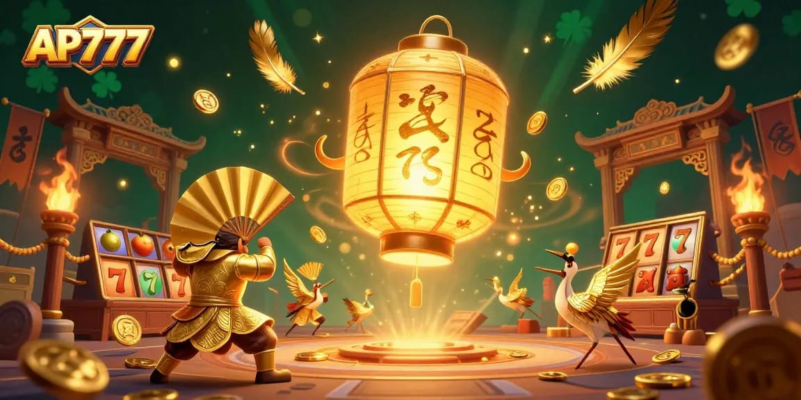 Engage in thrilling slot adventures at AP777 with dynamic casino visuals and vibrant game elements.