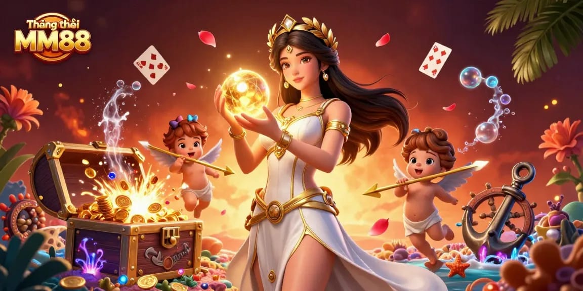 Experience the thrill of gaming with Thương hiệu MM88 in this vibrant casino art