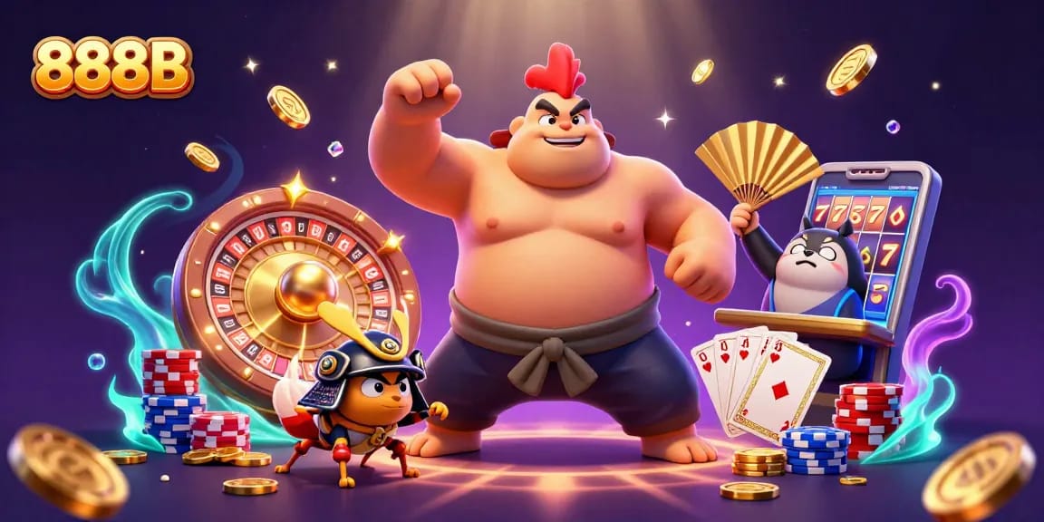 Experience thrilling games at 888B with dynamic action and vibrant gaming elements.