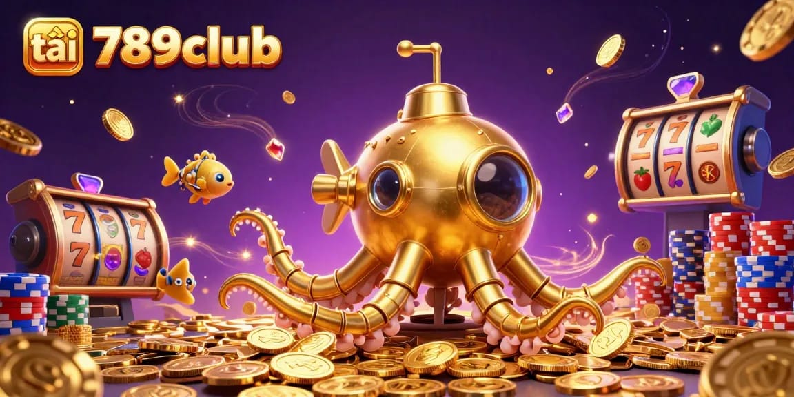 Play and win exciting prizes when you tải 789club with golden coins and vibrant casino elements!